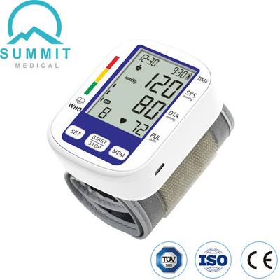 Wrist Blood Pressure Monitor Machine Digital Automatic BP Cuff Monitors  Home Use